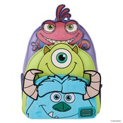 LF PIXAR MONSTERS INC. MIKE SULLEY AND RANDALL TRIPLE POCKET MINI BACKPACK_WDBK4027