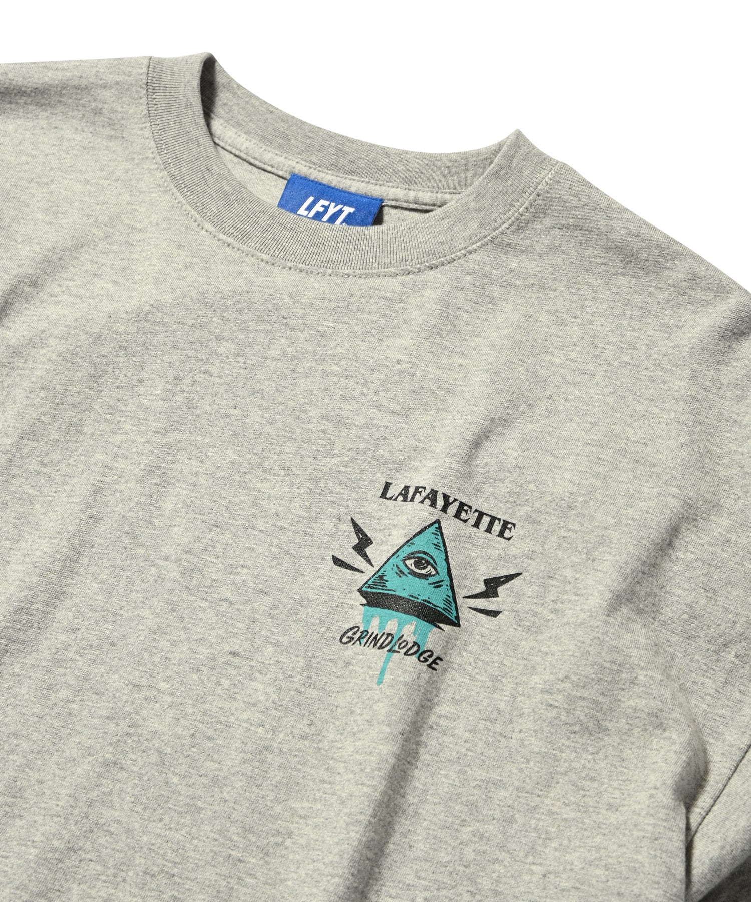 LFYT × GRINDLODGE - GHOST SLIMER Tee 【HEATHER GRAY LFYT × GRINDLODGE - GHOST SLIMER Tee 【HEATHER GRAY