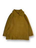 Collar design knit top