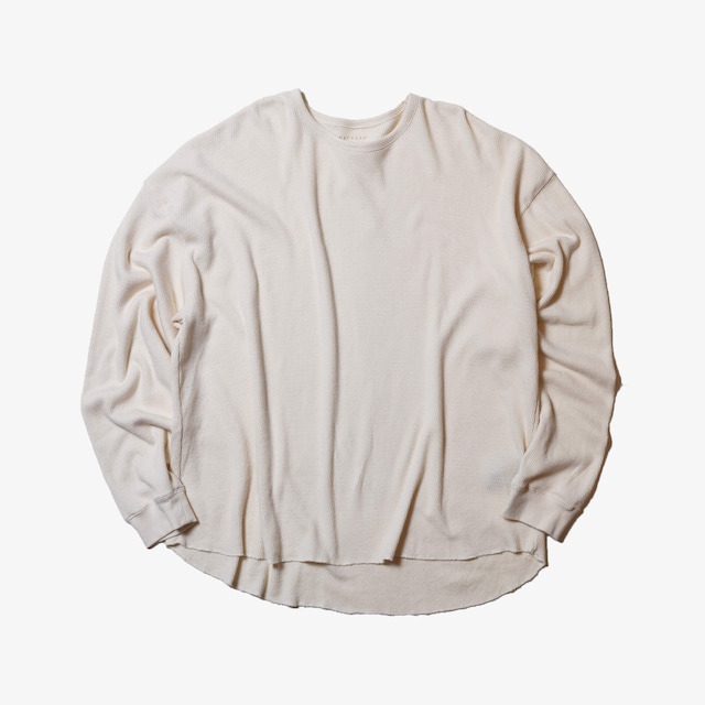 Long Sleeve Thermal Shirt / Off White