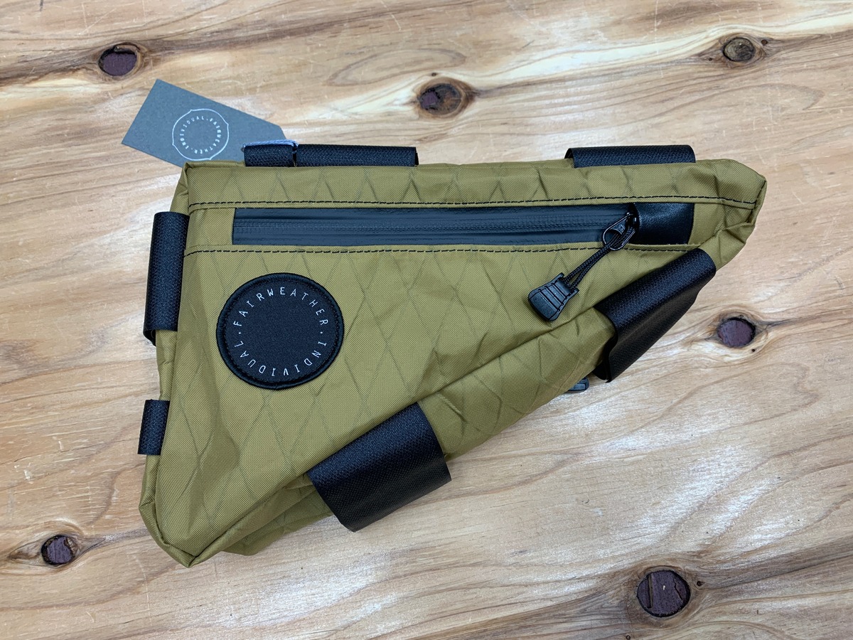 *FAIRWEATHER* corner bag (xpac/coyote) Snatch Cycles