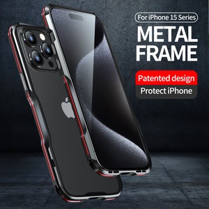 ◆iPhone 16/15/14/13/Pro/Pro Max/Plus/e/Mini◆Minimal Curve Metal Frame Case / ミニマル カーブ メタル フレーム スマホケース