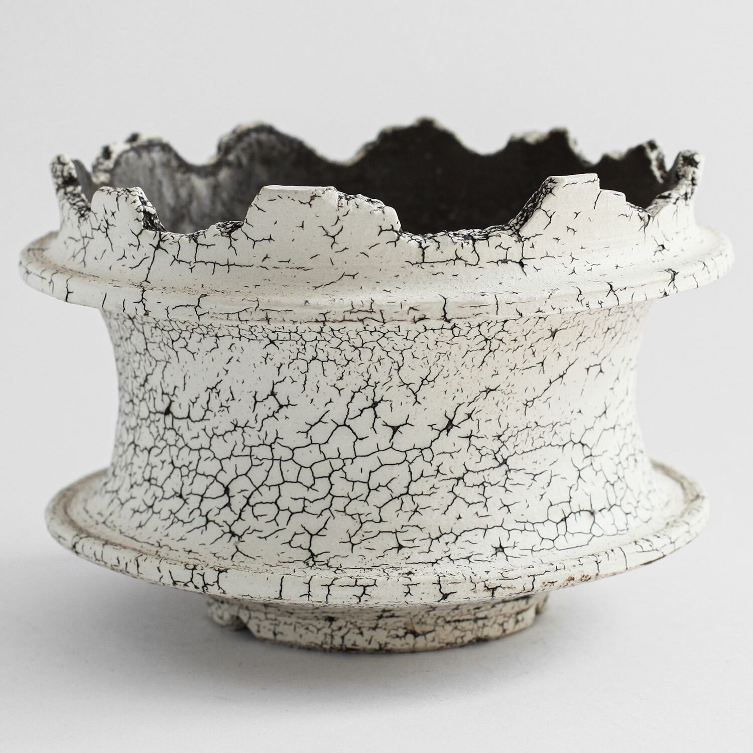 罅化粧- Edge Cylinder Pot(中根楽) ※Large No,001 | amane-official