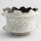 -罅化粧- Edge Cylinder Pot(中根楽) ※Large No,001