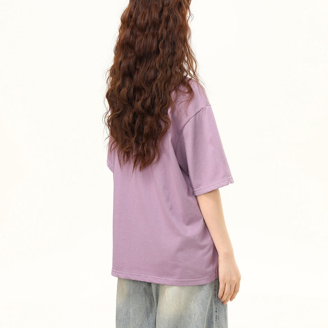 レトロラベルコラージュレタリンググラフィックTシャツ 2col R02489