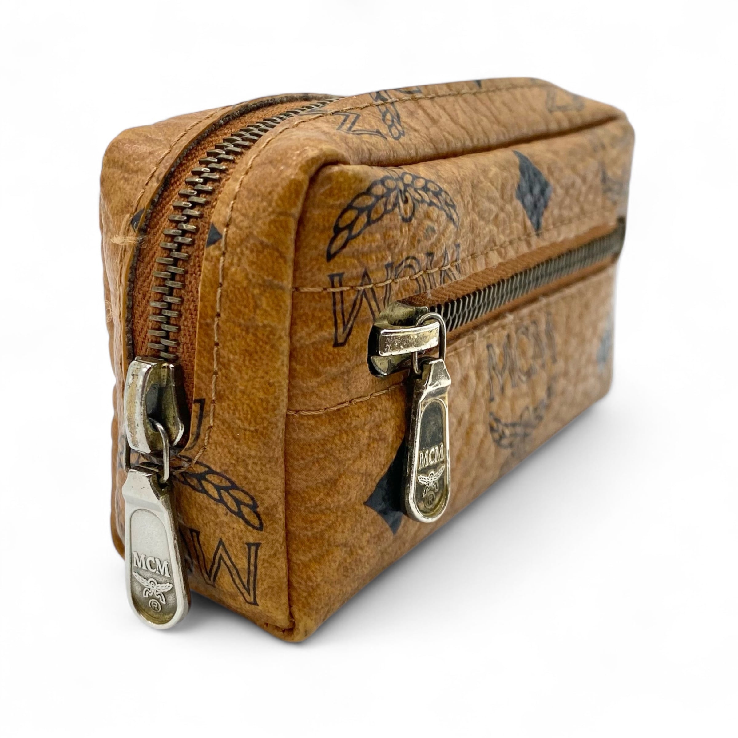 Vintage MCM Visetos Coin Case Cognac / ヴィンテージ エムシーエム