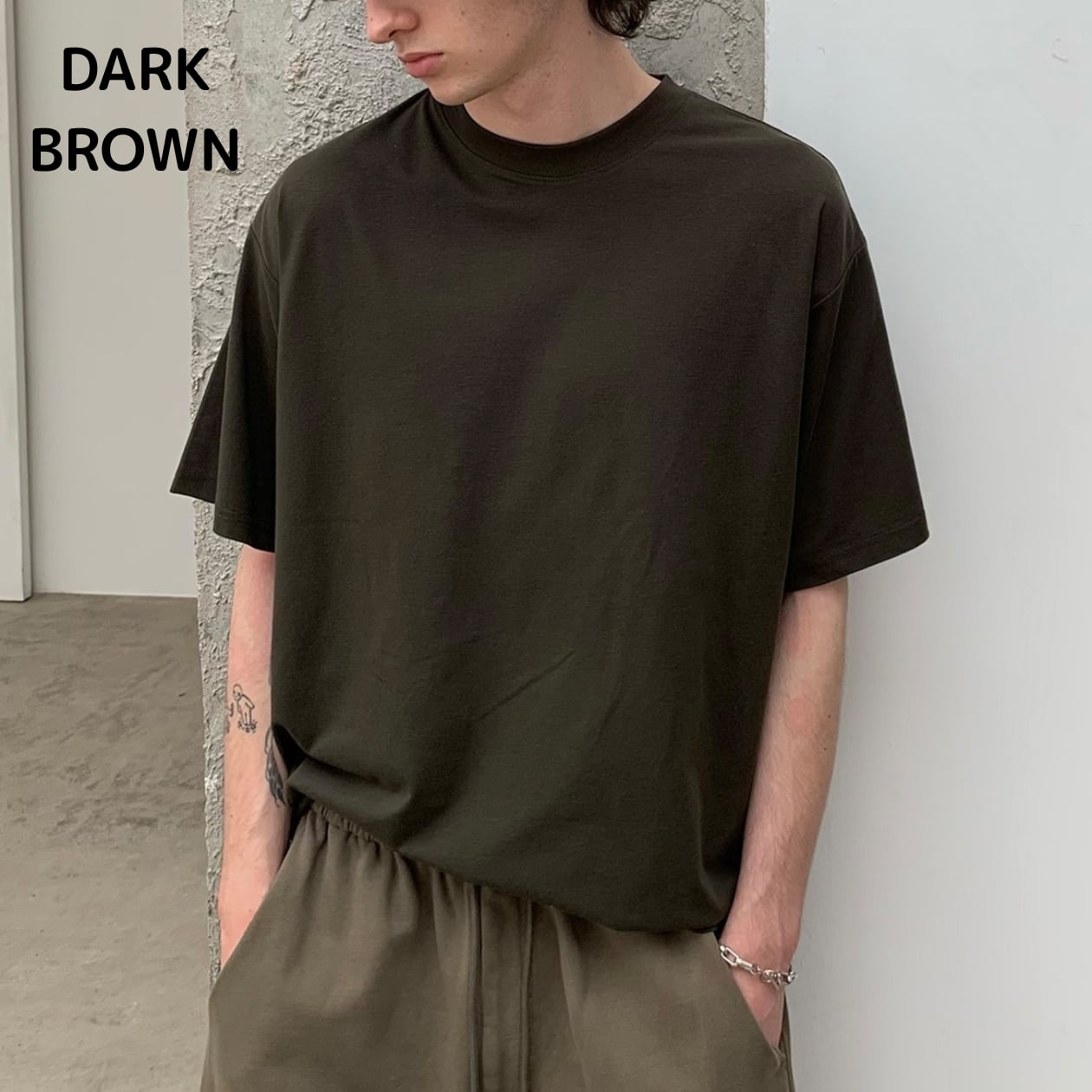 ワイドリブ クリーンフォルム Tシャツ a-1408