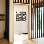 【受注生産】 のれん のれん  秋刀魚  幅85ｘ丈150cm