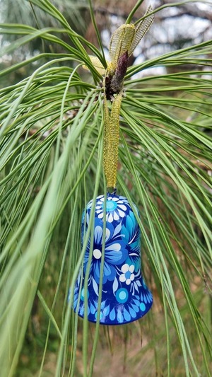 クリスマスデコレーション　ベル1点のみ（ティモシェンコ作）