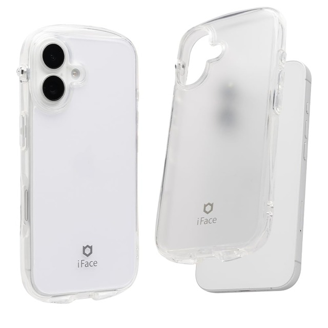 iFace Look in Clear Hybrid iPhone 16 ケース(クリア/フロスト)