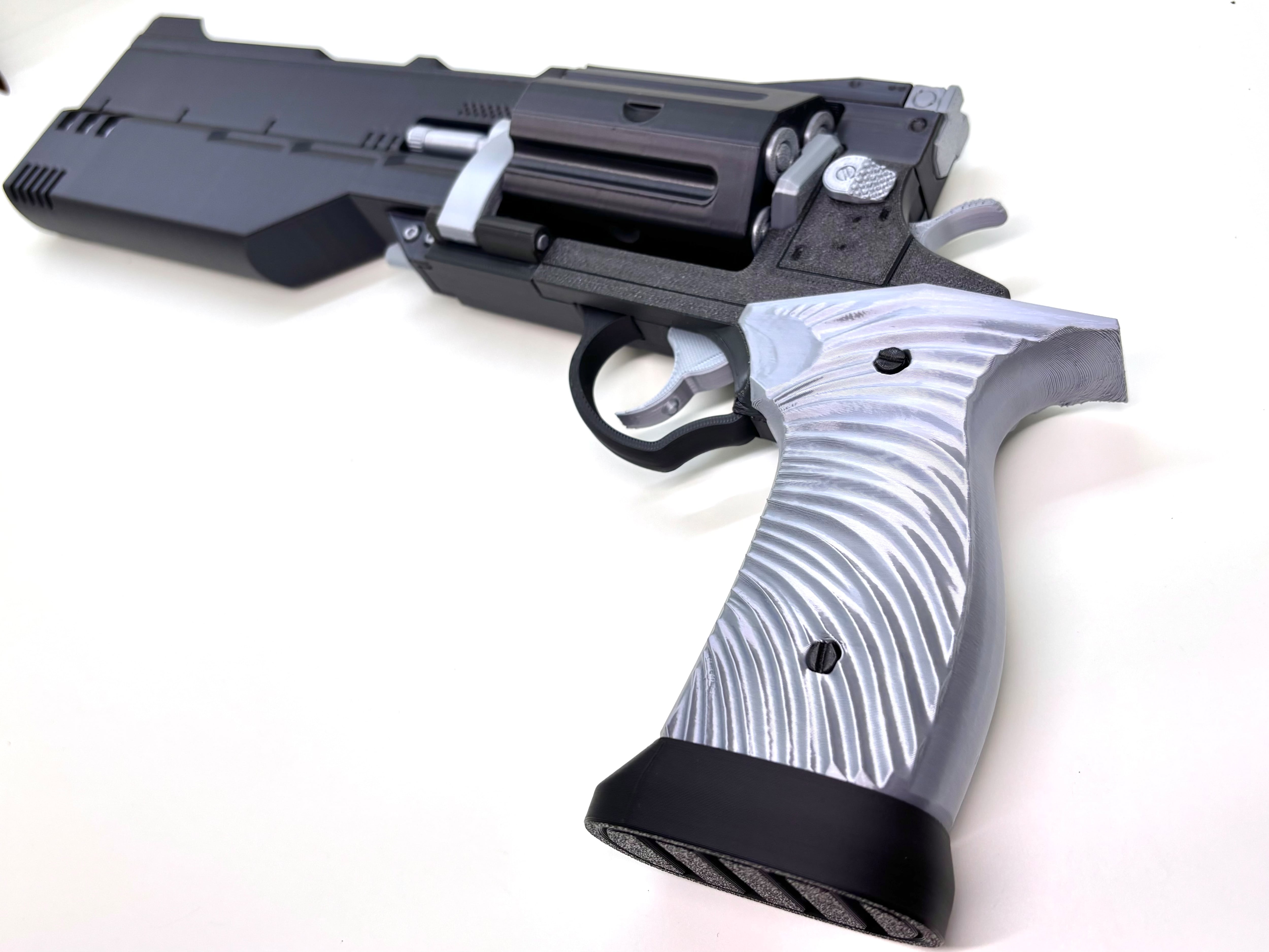 可動モデル）RE9 リボルバー 強化版(金属なし、発射機能なし） | 3D