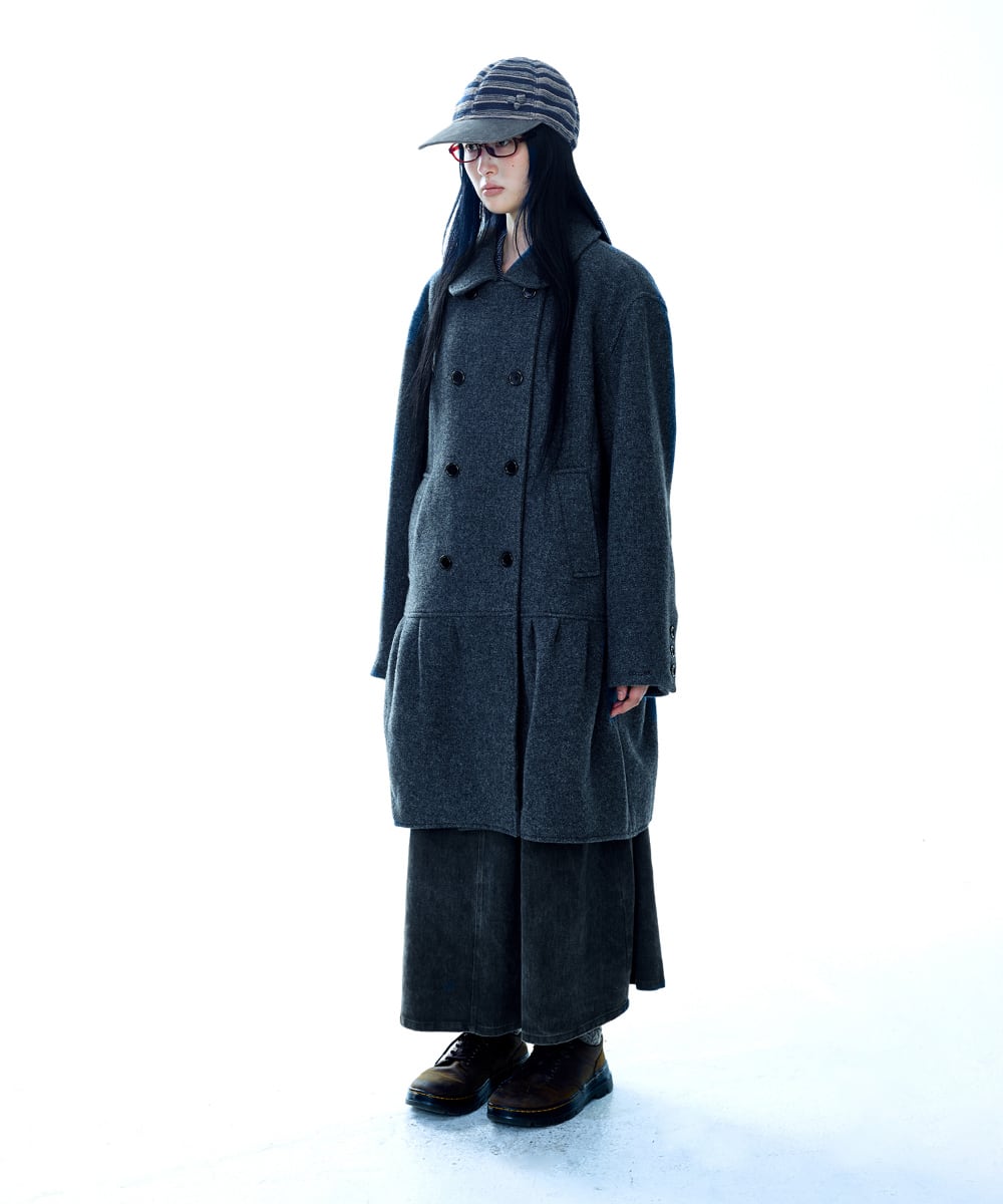 COYSEIO] COY DOUBLE COAT GREY 正規品 韓国ブランド 韓国通販 韓国