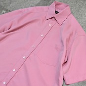 BUGATCHI rayon shirt pink