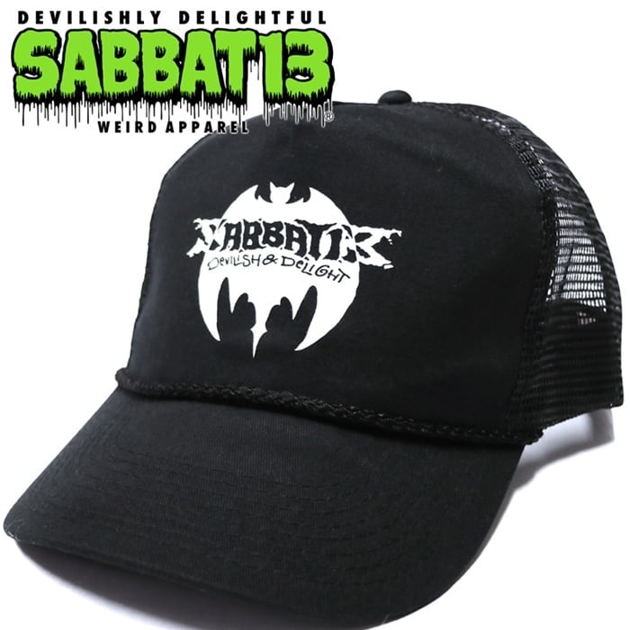 SABBAT13 / サバトサーティーン / サバト13「VAMP BAT MESH CAP