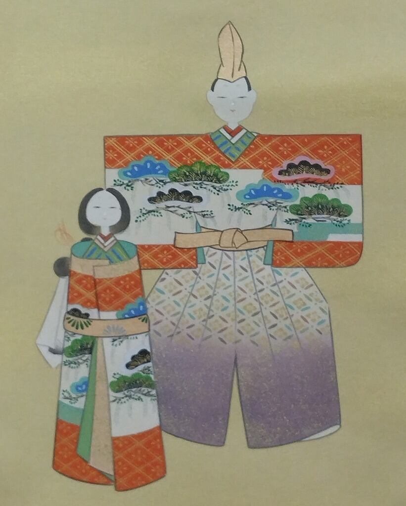 石神直堂｜ISHIGAMI Chokudou( 京都-岐阜/ 1947- ) 「御雛」立雛現代
