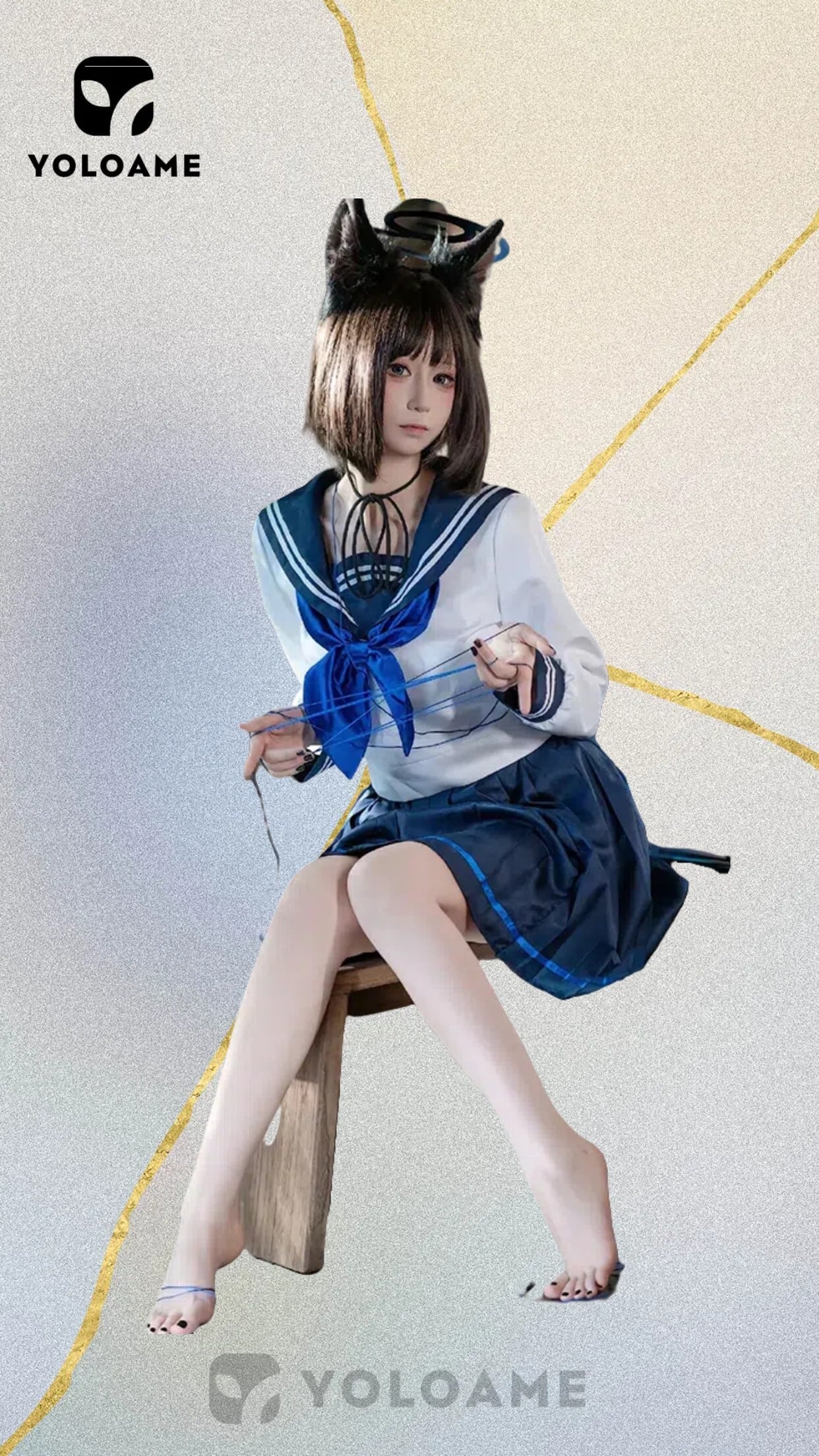ブルーアーカイブ 桐生キキョウ コスプレ衣装【漫之星正規品】Blue