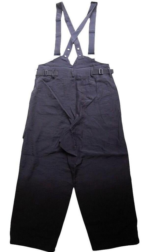 adidas Y-3（ワイ－スリー） 【Y-3 U CRINKLE VISCOSE SUSPENDER PANTS