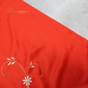 フラメンコ 衣装 シージョ ピキージョ レッド系 赤 刺繍 花柄 フレコ フリンジ トライアングル ダンス パーティ 発表会 スカーフ フラメンコ用品 衣装小物 ステージ衣装 差し色 華やか 柄物 花刺繍 ダンス衣装 舞台衣装 かわいい