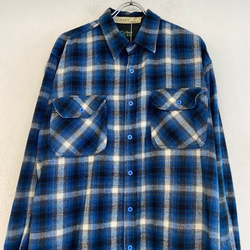 used check l/s shirts SIZE:-