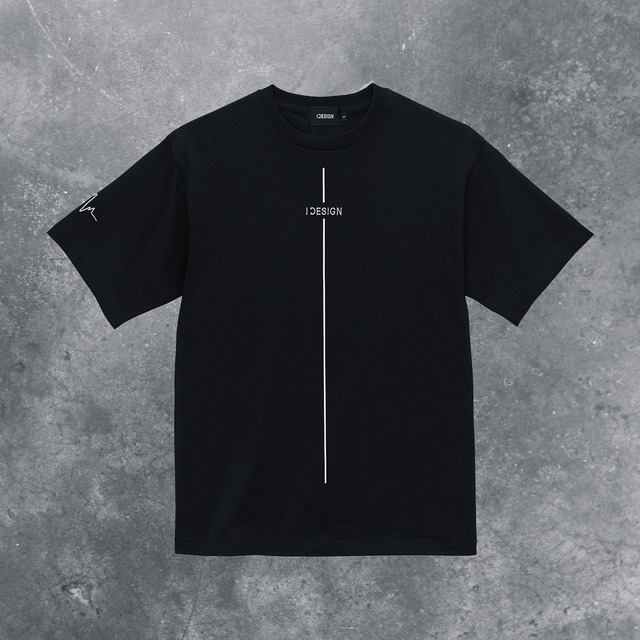 I DESIGN HEARTBEAT TEE(Black)