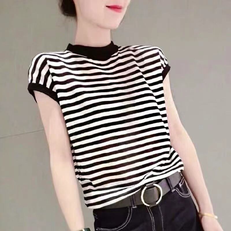 ボトルネック シアTシャツ　AJ111-5020