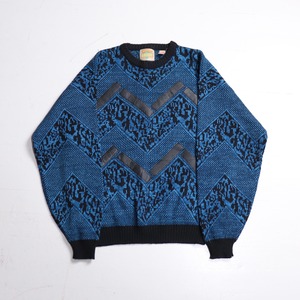 1990s “RICHARDS” Designed Knit Sweater L C571