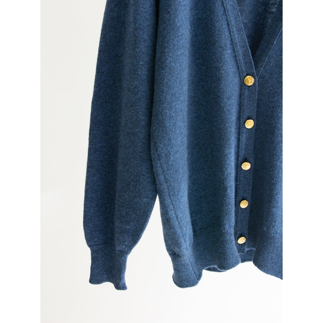 BROOKS BROTHERS】Knitted in Scotland 80's 100% Wool Knit Cardigan 