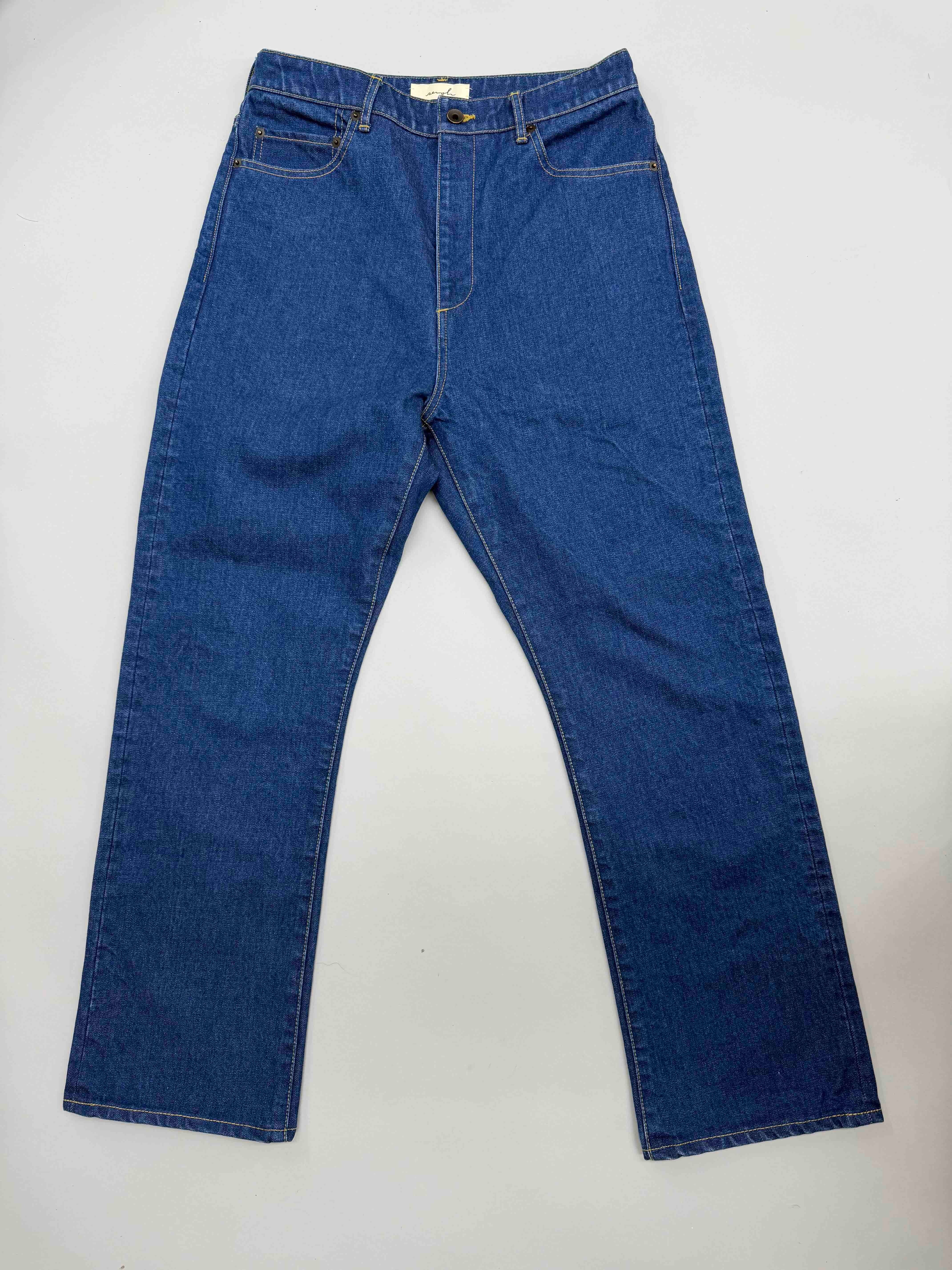 semoh パンツ semoh セモー】Demin Pants BioWash BLUE | delhezi