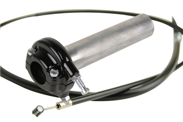 AMAL364type Throttle (BLACK) & Cable set  /ESTRELLA (-06')
