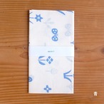 【ノラヤ】花畑の手ぬぐい「青」