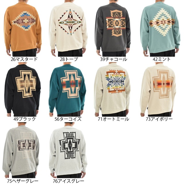 ペンドルトン PENDLETON トレーナー バックプリント スウェット 3475-3006