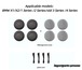 BMW X1 F48 16-22 & X2 F39 18-23 シンフォニーピアノブラックパネルアンビエント照明 中高いカバー -RA-1477