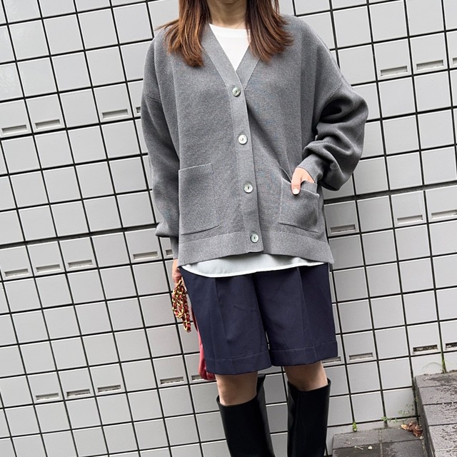 ラスト1点【lelill（レリル）】ハイテクワッフルカーデ