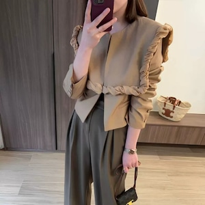 Collarless Jacket KRE1865