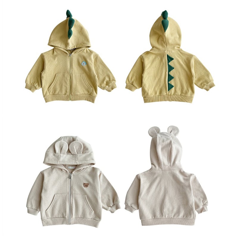 ベビー パーカー アニマル 耳付 フード付き トレーナー 子供服