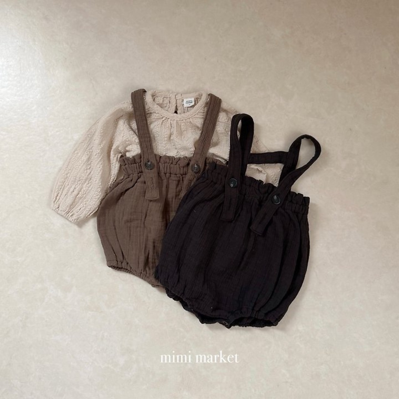 韓国子供服 / mimimarket / 26Autumn / オージ壺サロペット / 秋服 *S~L *