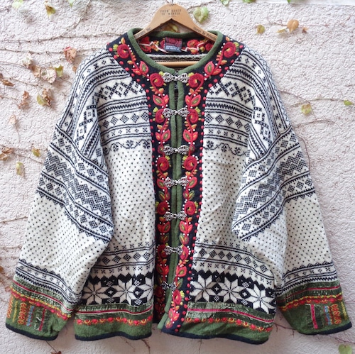 Nordic wool cardigan／ノルディック ウール カーディガン