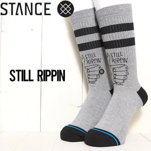 ソックス 靴下 STANCE スタンス STILL RIPPIN CREW SOCKS ソックス 靴下 A556B22STIL（27cm-31cm）