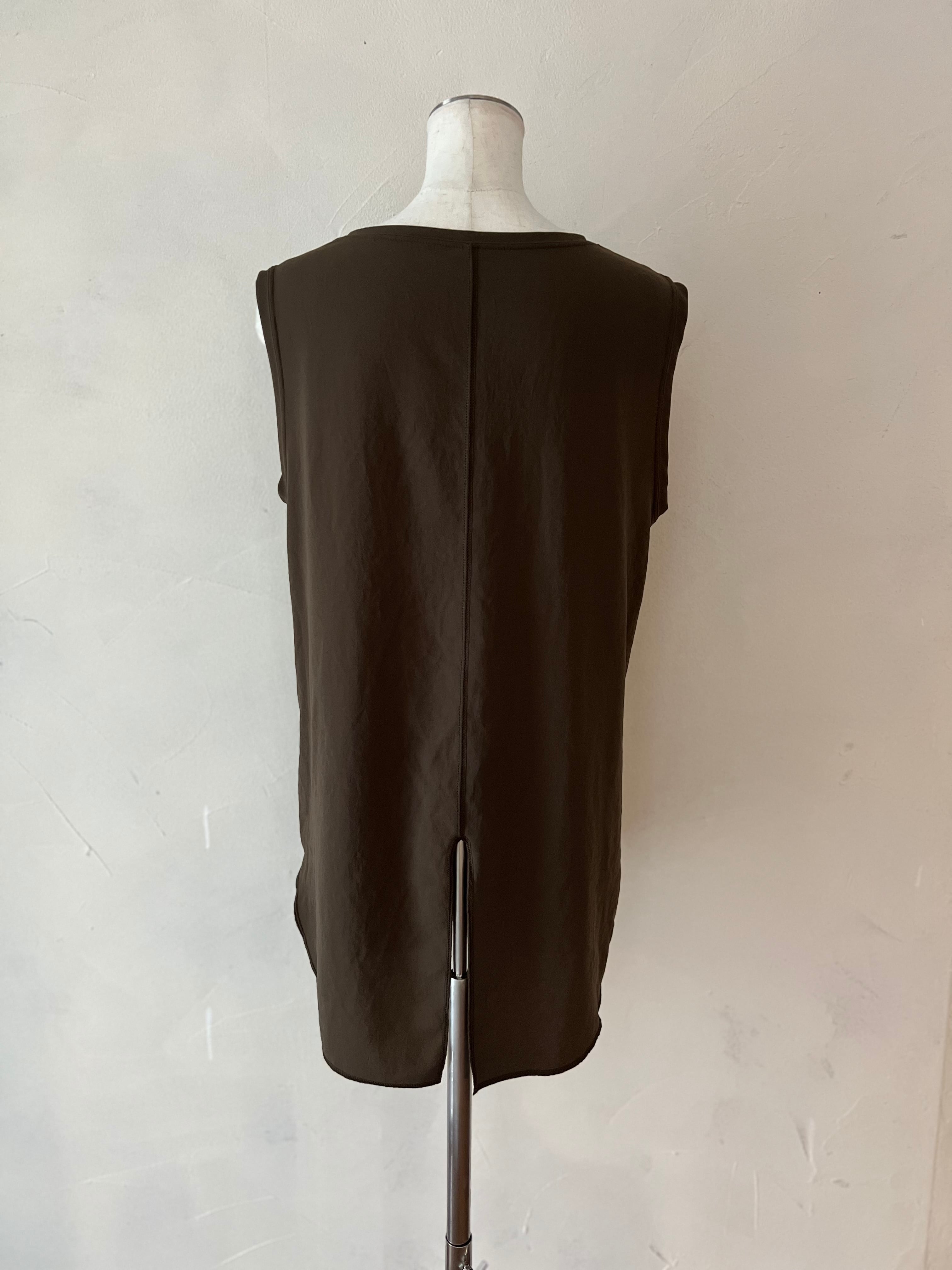 新色追加【dolly-sean/ヤマトドレス】ジョーゼットラウンドヘムタンクトップ　M8522