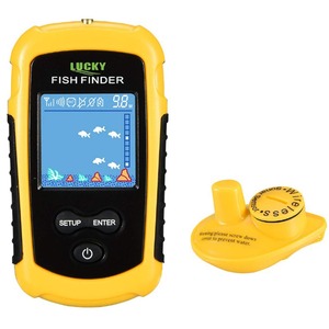 【人気】LUCKYLAKER ボート ワイヤレス 魚群探知機 ポータブル 海 魚探 カヤック ワカサギ バス釣り?ぎょたん探知機 魚影探知機 魚探知機 釣り