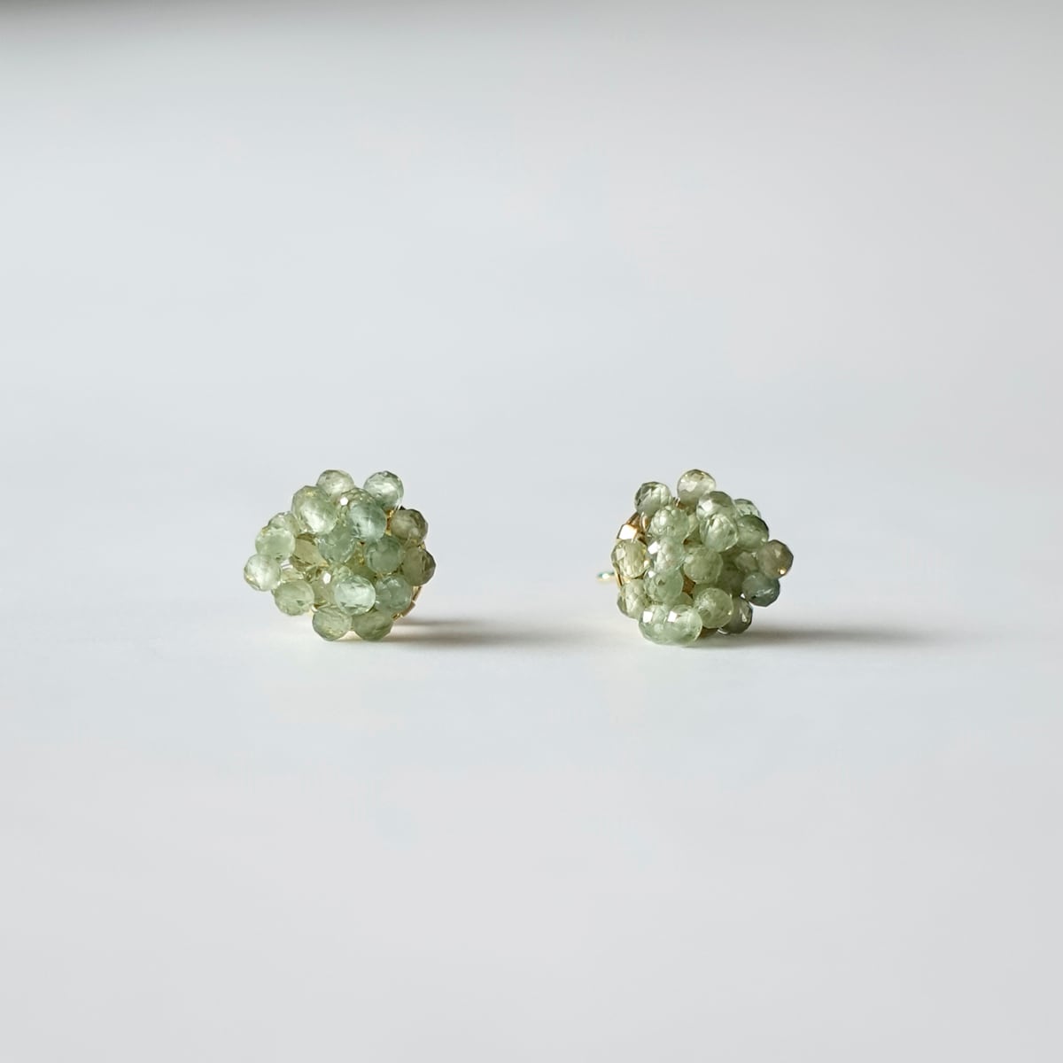 珊瑚 レッドアゲートピアス（L) | tanejewelry