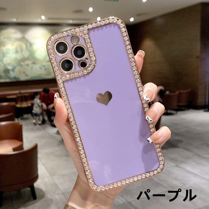 送料無料♡ iPhoneケース スマホケース ラインストーン オシャレ