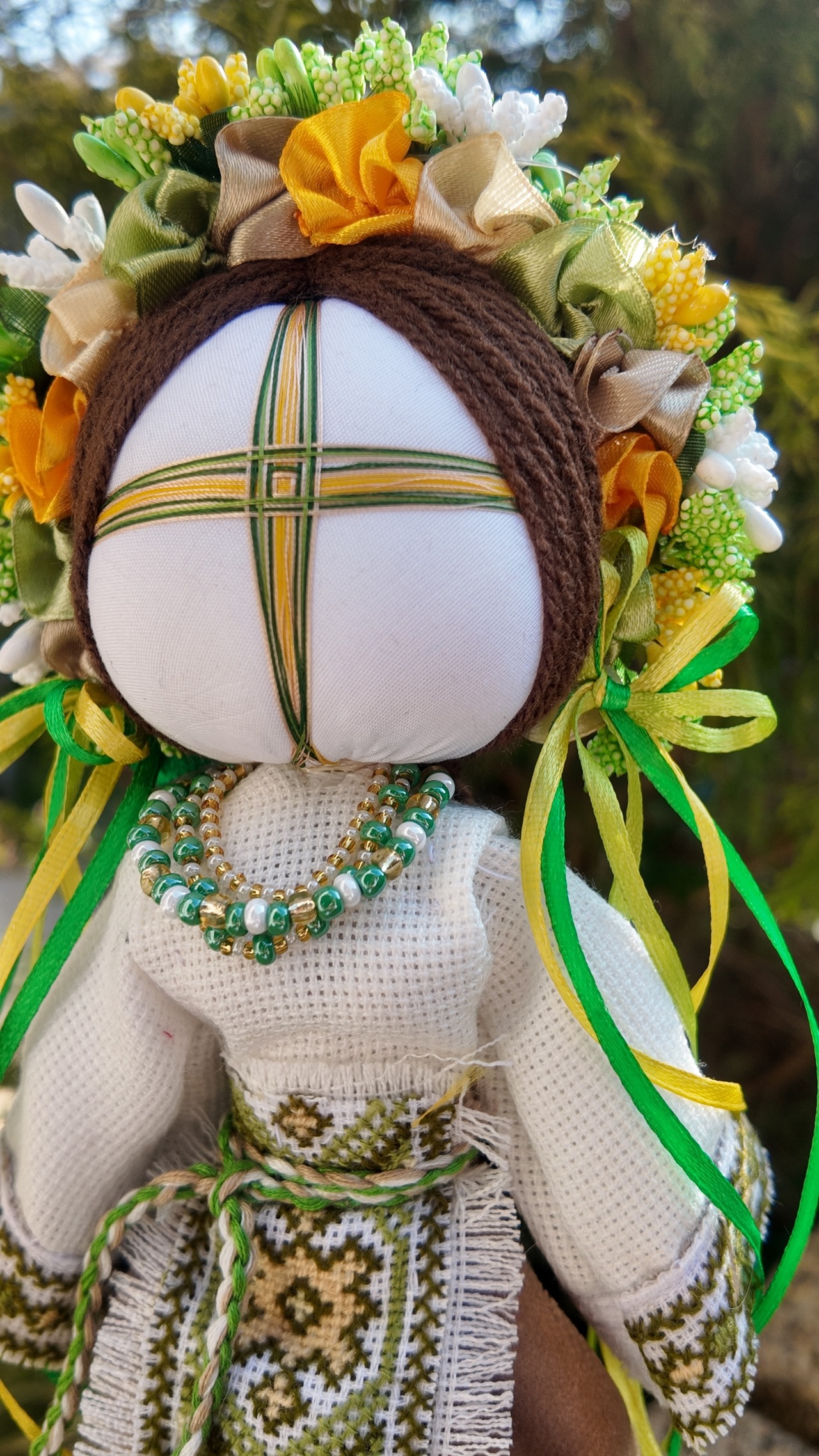 UA.Designer手作りモタンカ 25cm（ウクライナの御守り） - 6