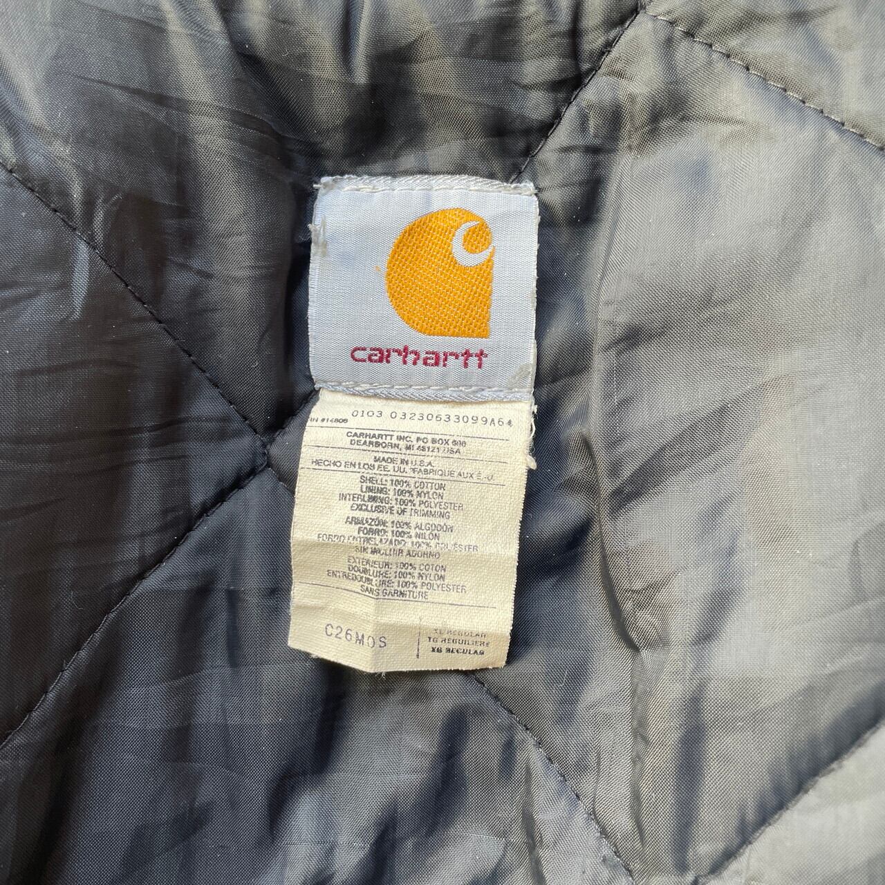 90年代 Carhartt カーハート ダック地 トラディショナルコート メンズ