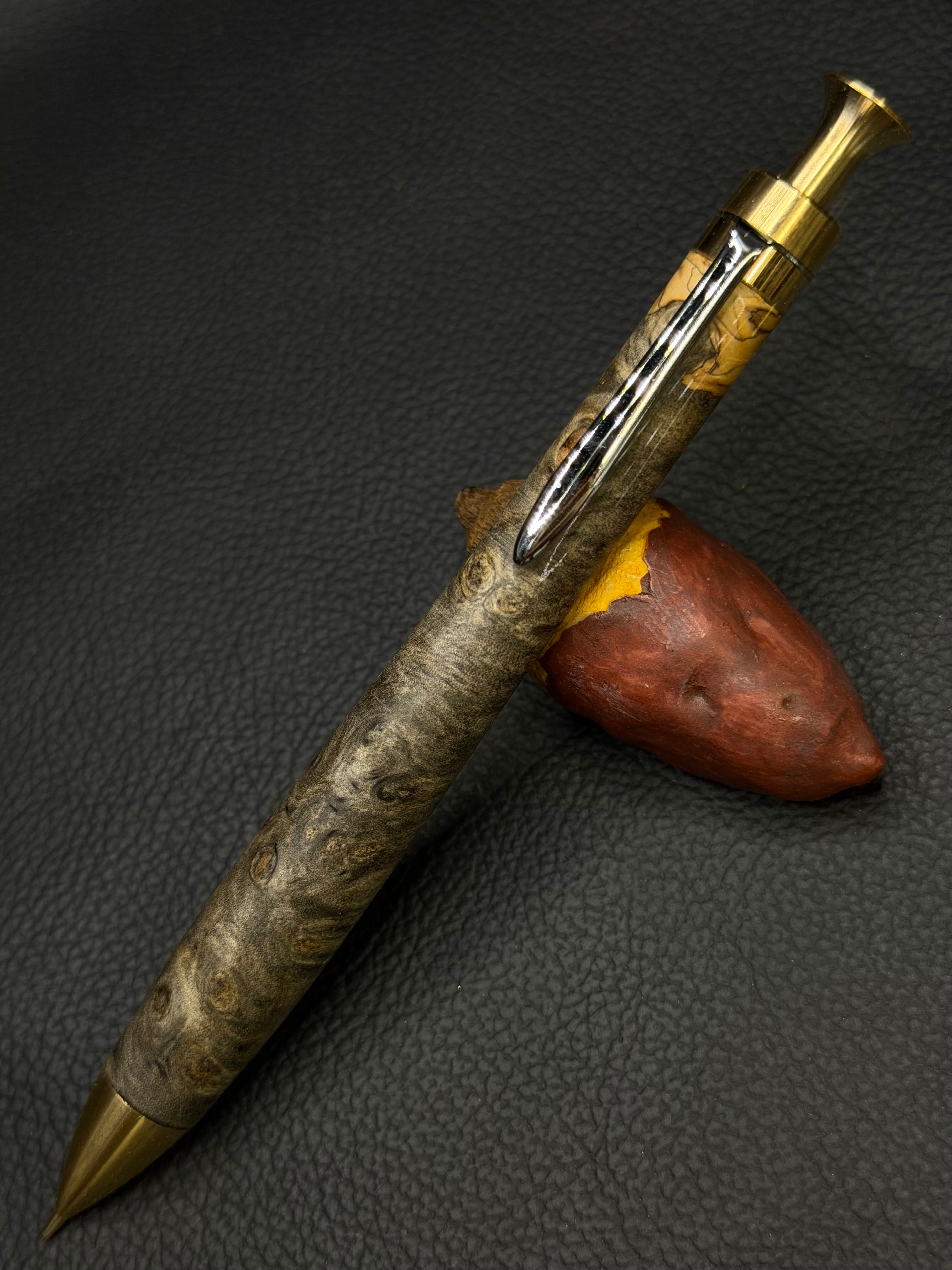 23 黒檀瘤 極上杢 シャープペンシル限定 | こぶた工房