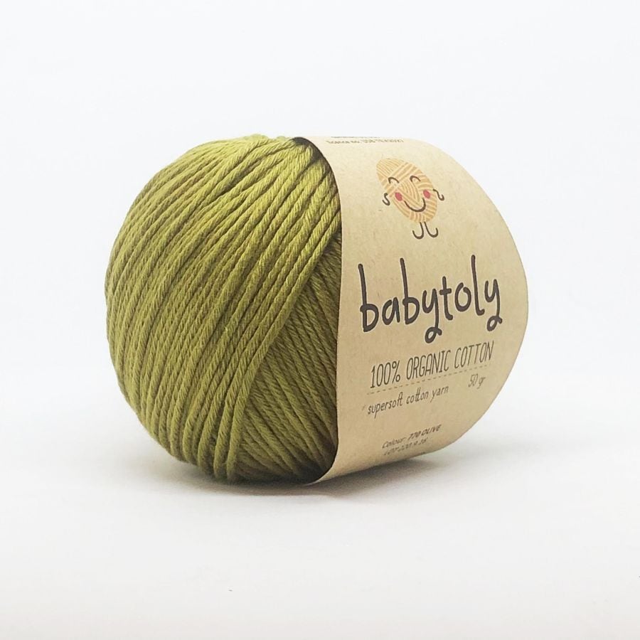 babytoly / Organic Cotton Yarn / OLIVE