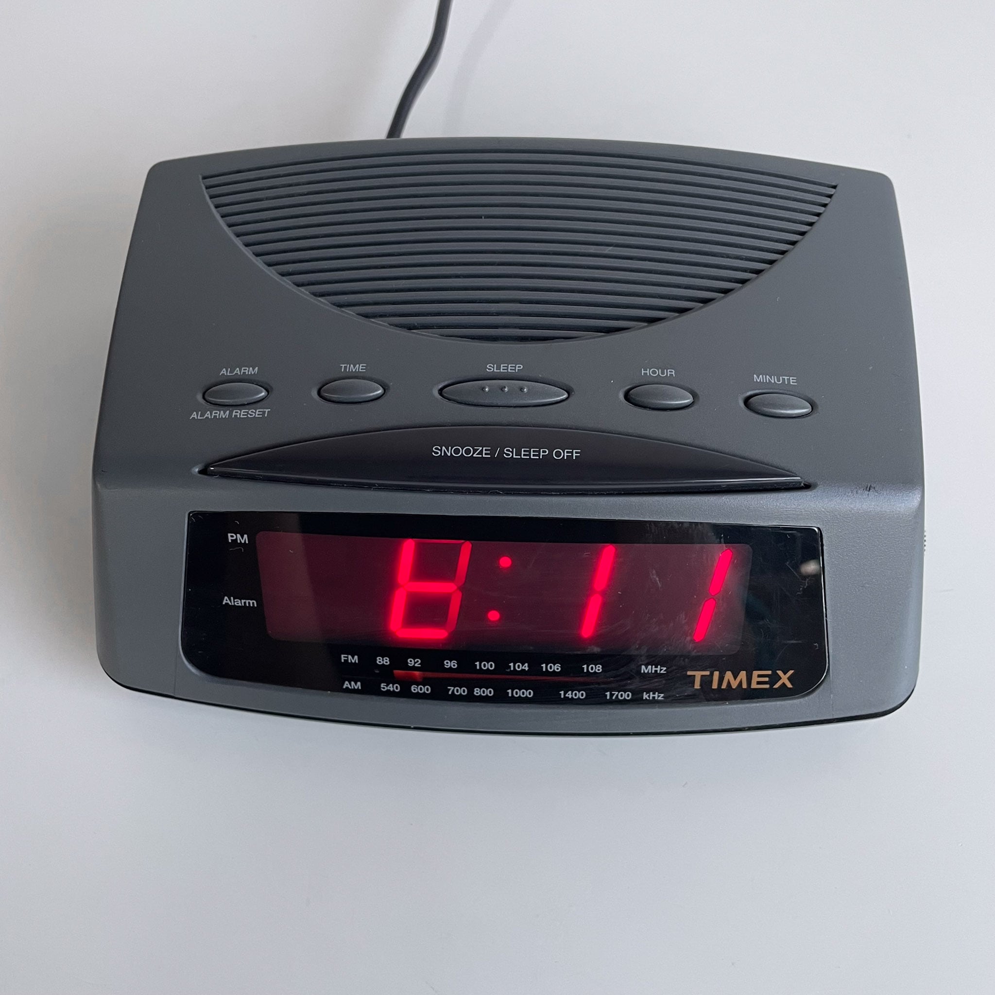 90s timex radio alarm clock | MORNING SHOP