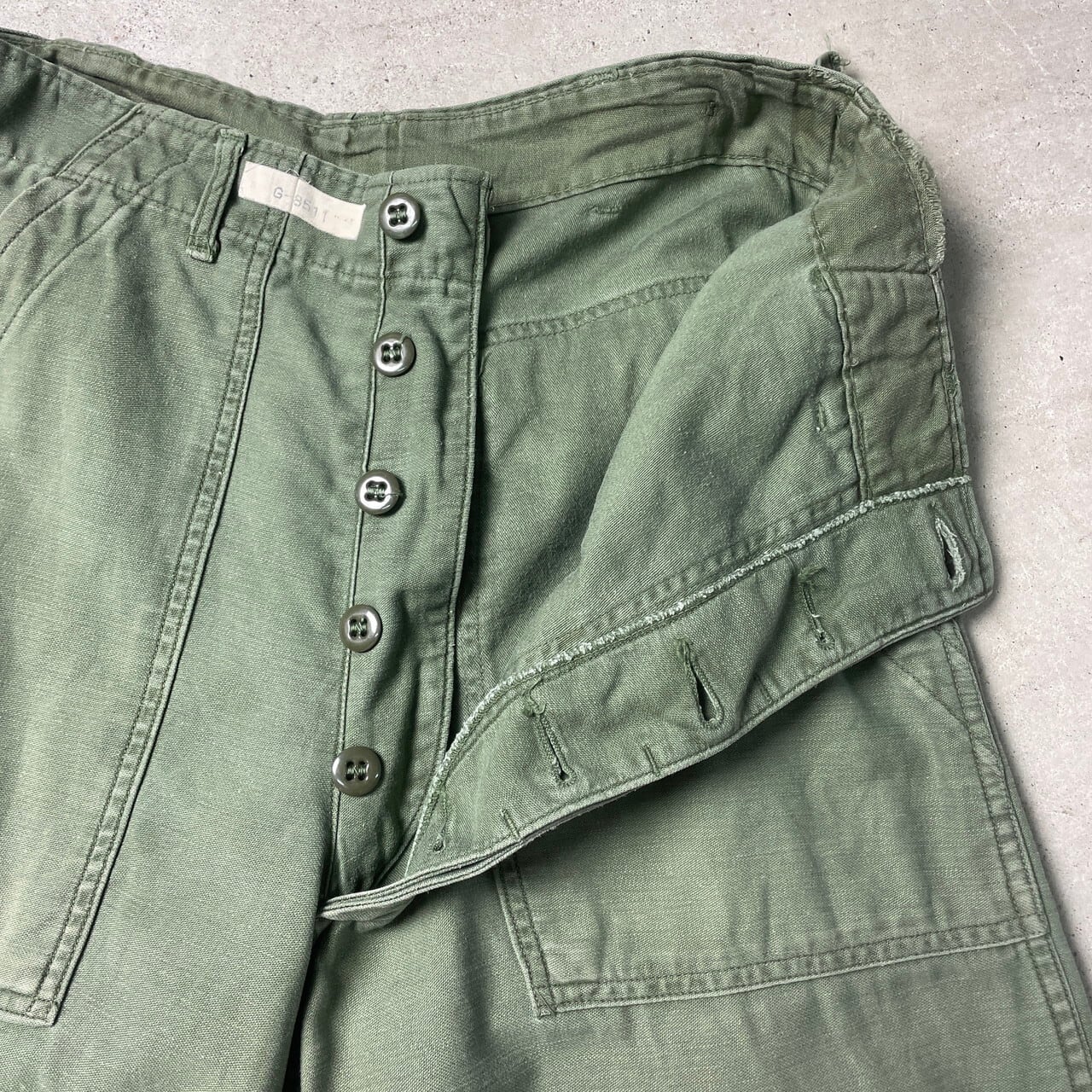 60s U.S.ARMY OG-107 ベイカーパンツ ファティーグパンツ 米軍 