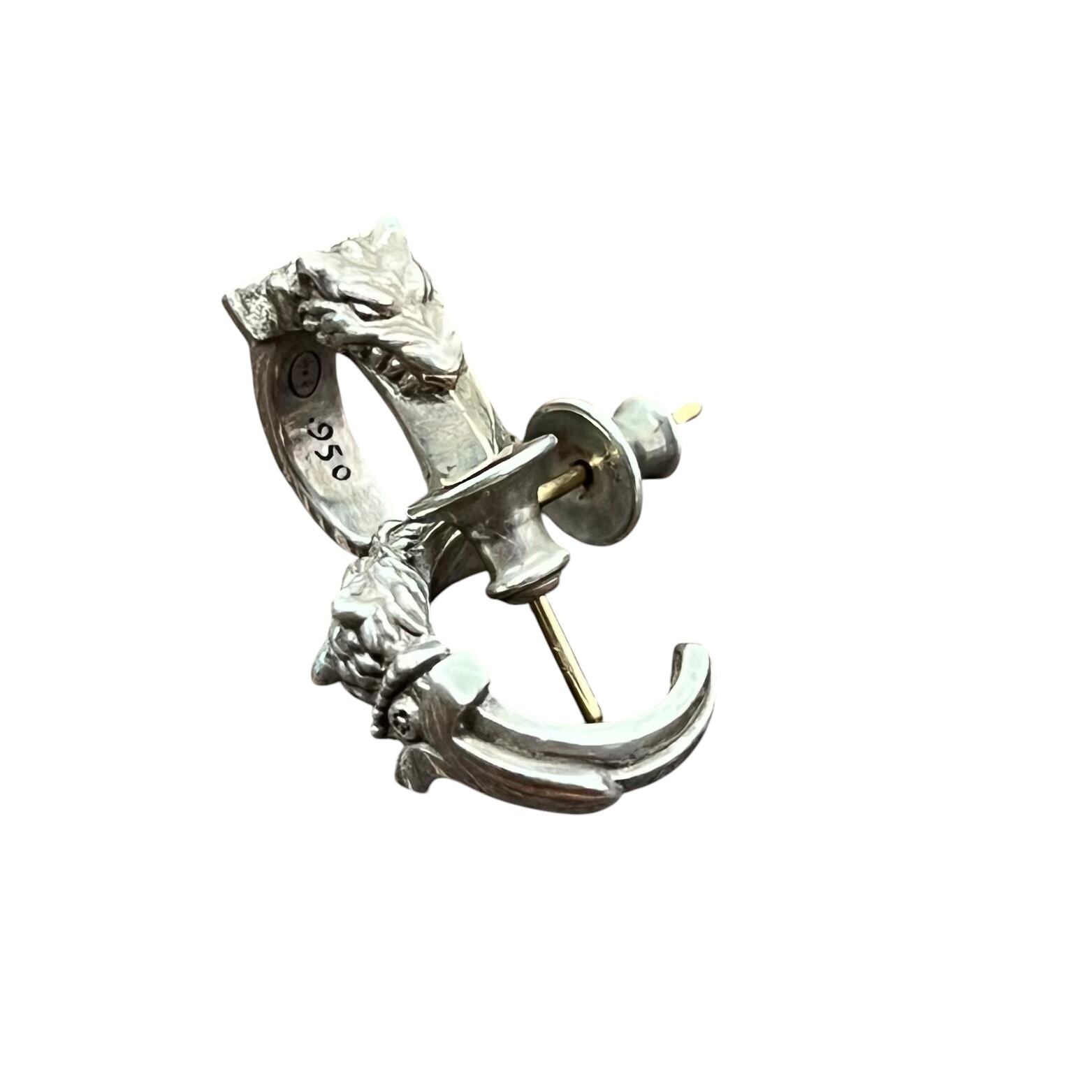 Yohji Yamamoto/シルバーピアス/SILVER 950 WOLF DAGGER PIERCE/ヨウジ