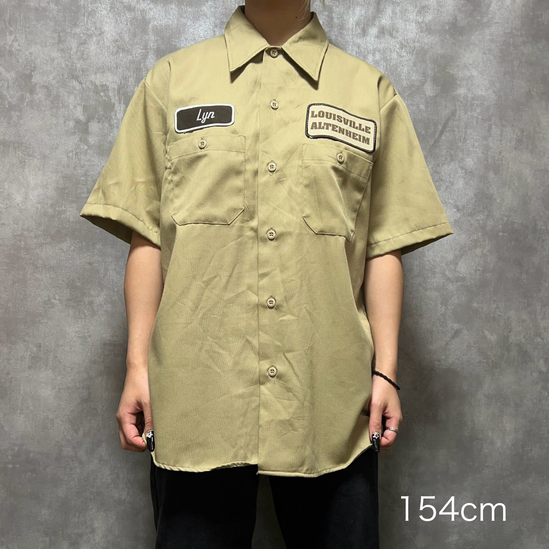 SEARS ワークシャツ M ワッペン | 古着屋OLDGREEN